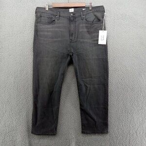 Edwin Jeans‎ Womens 34 Black Charcoal Elin Crop Straight Leg Anthropologie